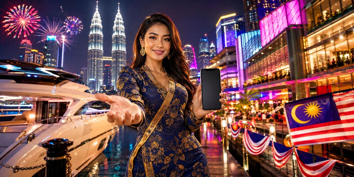 Pemain Malaysia menggunakan aplikasi kasino mudah alih 99mart di Kuala Lumpur